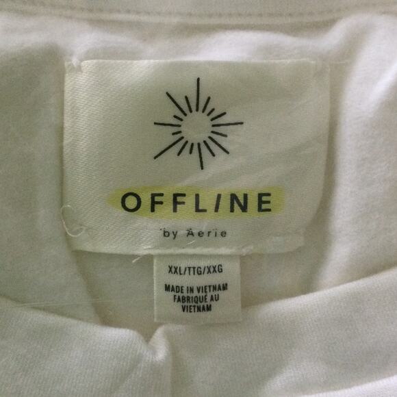 Offline by Aerie White Pullover Sweater XXL NIP - Picture 2 of 5